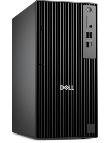 DELL Pro QBT1250 Plus Intel Core Ultra 7 265 16 Giga Bites DDR5-SDRAM 512 Giga Bites SSD Ubuntu Linux Tower PC-ul Negru