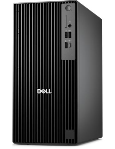 DELL Pro QBT1250 Plus Intel Core Ultra 7 265 16 Giga Bites DDR5-SDRAM 512 Giga Bites SSD Ubuntu Linux Tower PC-ul Negru