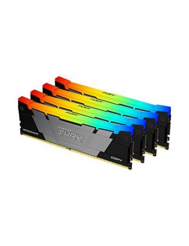 Kingston Technology FURY Renegade RGB module de memorie 32 Giga Bites 4 x 8 Giga Bites DDR4 3200 MT s - Tik.ro
