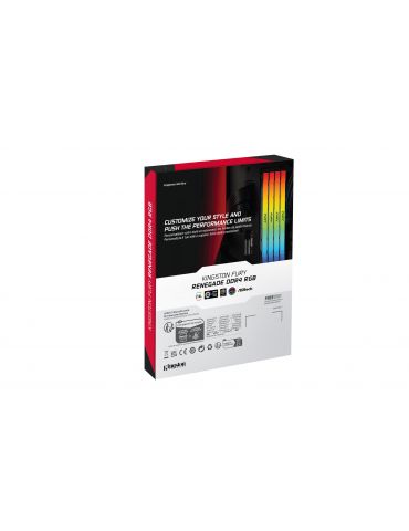 Kingston Technology FURY Renegade RGB module de memorie 32 Giga Bites 1 x 32 Giga Bites DDR4 3600 MT s