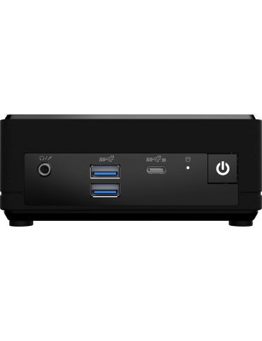 MSI Cubi N ADL-002EU Intel® N N100 4 Giga Bites DDR4-SDRAM 128 Giga Bites SSD Windows 11 Pro Mini PC Negru