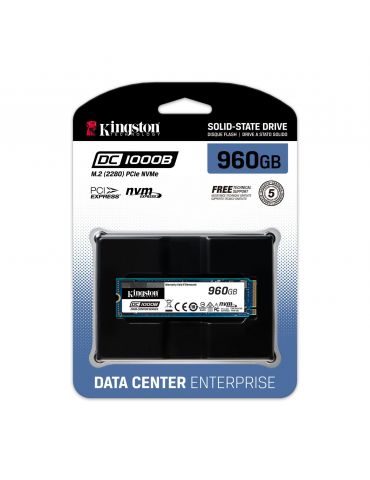 Kingston Technology DC1000B 960 Giga Bites M.2 PCI Express 3.0 NVMe 3D TLC