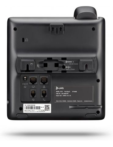 Poly Edge B10 IP Phone with Power Supply PRC telefoane IP Negru 2 linii LCD