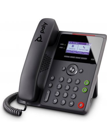 Poly Edge B10 IP Phone with Power Supply PRC telefoane IP Negru 2 linii LCD