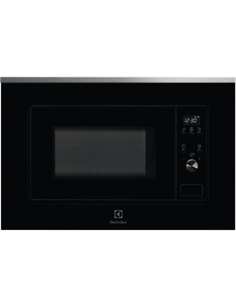 microunde Electrolux LMS2203EMX Negru, Din oţel inoxidabil Cuptor microunde solo Pe blat 20 L 700 W
