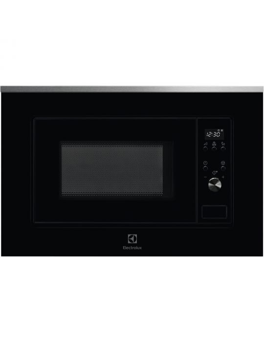 Electrolux LMS2203EMX Negru, Din oţel inoxidabil Cuptor microunde solo Pe blat 20 L 700 W