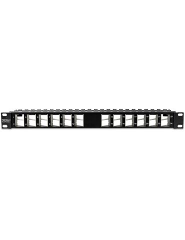 Patch panel ecranat 24 porturi blank keystone incl