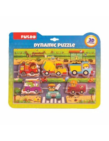Puzzle trafic 17 piese - Tik.ro