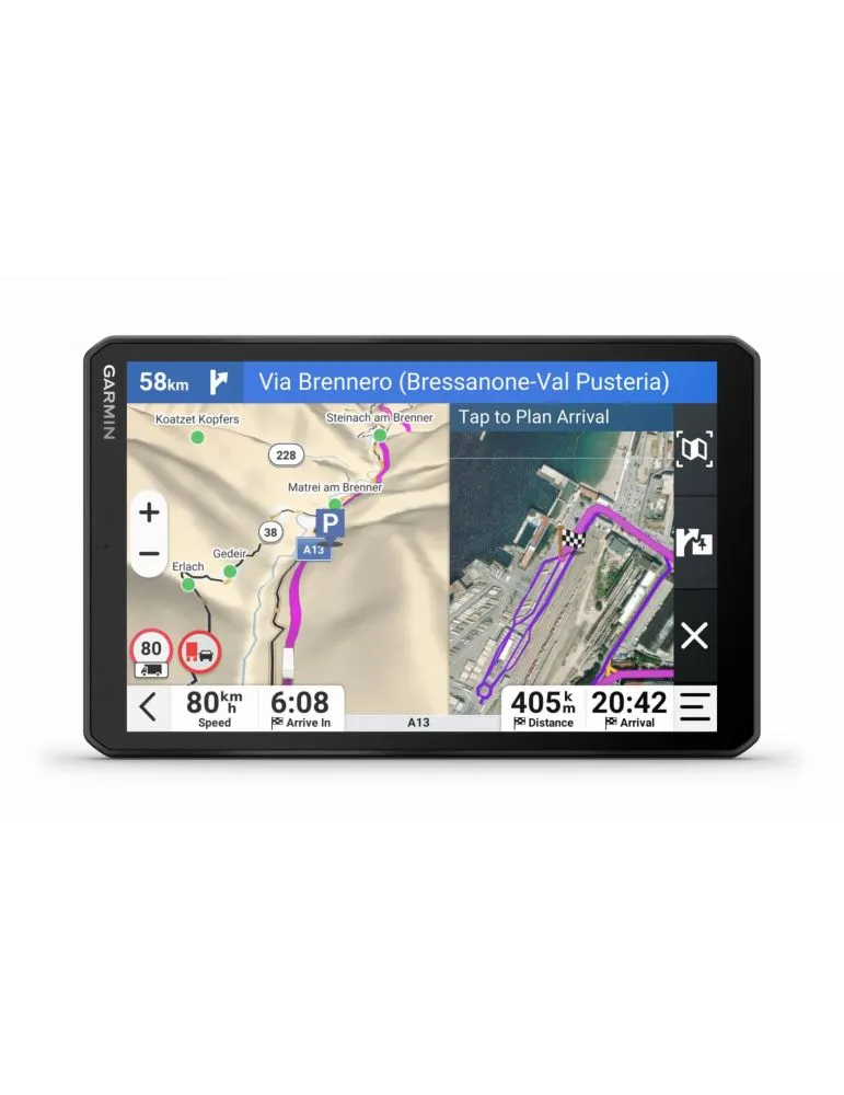 Gps garmin dezl lgv820 tip afisaj ips panoramic de 8