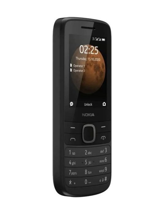 Telefon nokia 225 ds black 4g/2.4/64mb/128mb/0.3mp/1150mah 16qenb01a12 (include tv 0.5lei) Nokia - 1