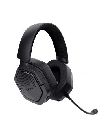 Trust GXT 493 Carus Căști Prin cablu & Wireless Bandă de fixare pe cap, Cască Gaming USB Type-C   USB Type-A Bluetooth Negru
