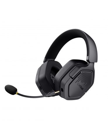 Trust GXT 493 Carus Căști Prin cablu & Wireless Bandă de fixare pe cap, Cască Gaming USB Type-C   USB Type-A Bluetooth Negru