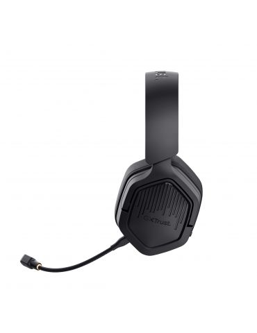 Trust GXT 493 Carus Căști Prin cablu & Wireless Bandă de fixare pe cap, Cască Gaming USB Type-C   USB Type-A Bluetooth Negru