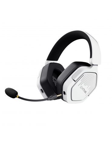 Trust GXT 493W Carus Căști Prin cablu & Wireless Bandă de fixare pe cap, Cască Gaming USB Type-C   USB Type-A Bluetooth Alb