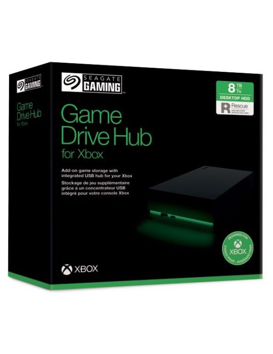 Seagate Game Drive Hub for Xbox hard-disk-uri externe 8000 Giga Bites Negru Seagate - 9
