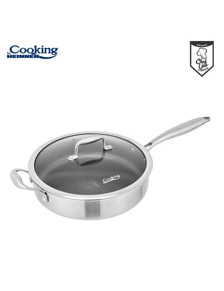 Skillets & Frying Pans Tigaie inox+capac 28x7.5 cmtitanium3 material: inox in 3 straturi interior: