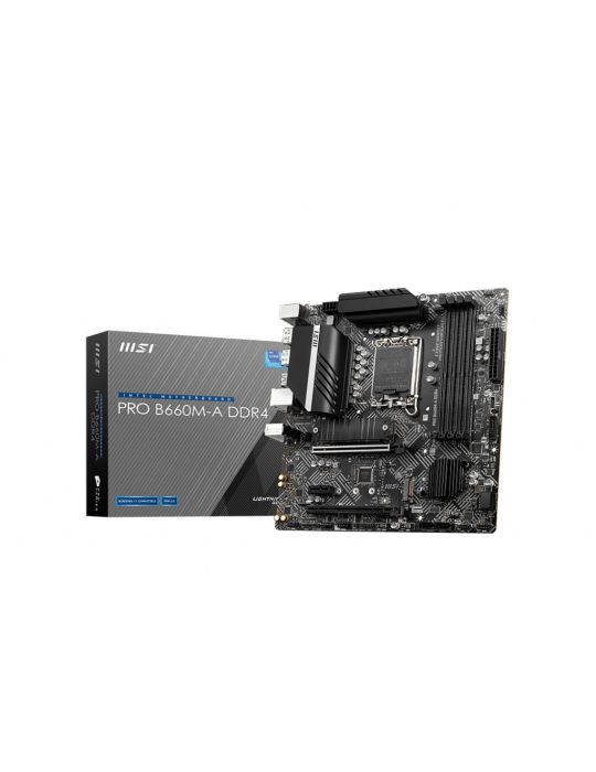 Placa de baza MSI PRO B660M-A DDR4, Intel B660, socket 1700, mATX Msi - 1