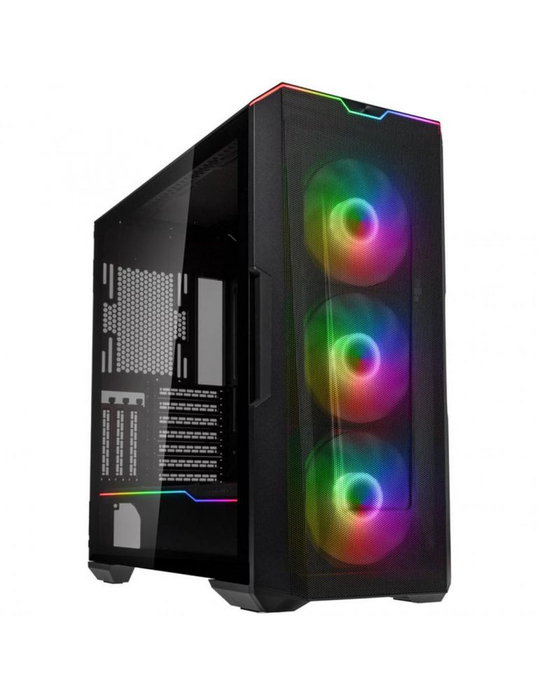 Bundle carcasa phanteks eclipse g500a d-rgb mid tower argb negru