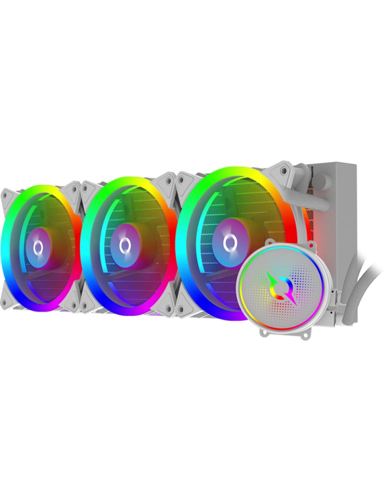 Cooler procesor aqyris aquarius 360 aio alb marime radiator 360mm