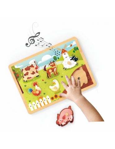 Tabla din lemn cu sunete - Tik.ro