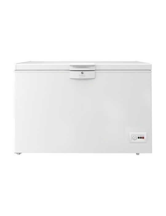 Lada frigorifica Beko HSA29540N, 284 l, Clasa E, Fast Freezing, Cosuri metalice, Iluminare LED, Alb Beko - 1