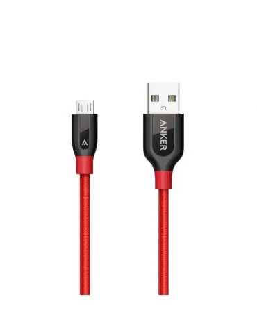 Anker A8142G91 cabluri USB USB 2.0 0,9 m Micro-USB A USB A Negru, Roşu - Tik.ro