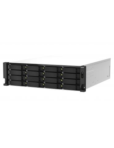 QNAP TS-H2287XU-RP NAS Cabinet metalic (3U) Intel Xeon E E-2378 64 Giga Bites DDR4 0 TB QuTS hero Negru, Alb