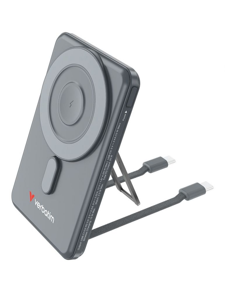Verbatim 32251 acumulatoare 5000 mAh Încărcare fără fir Gri