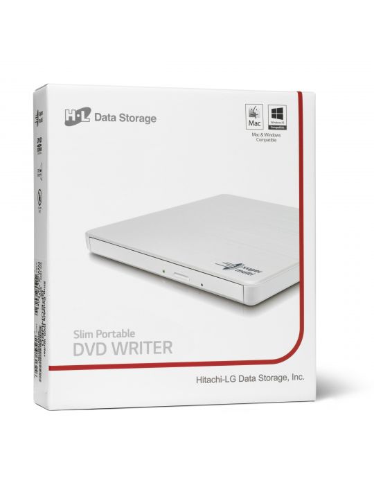 Hitachi-LG Slim Portable DVD-Writer unități optice DVD±RW Negru Hitachi-lg - 6