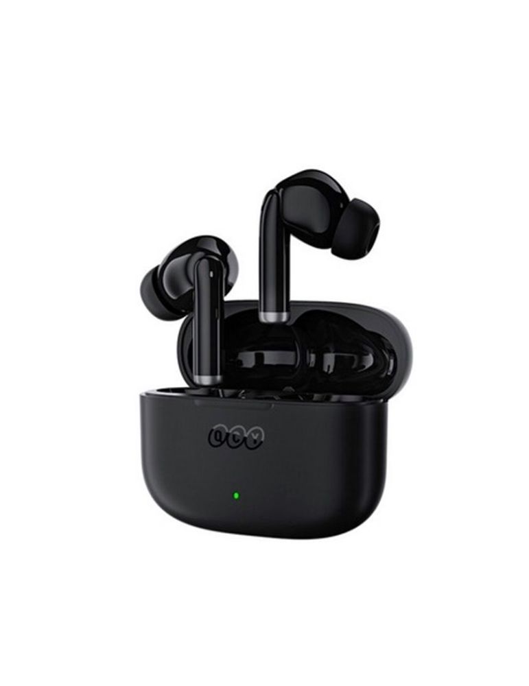 Casti bluetooth qcy t19 black t19_b (timbru verde 0.18 lei)