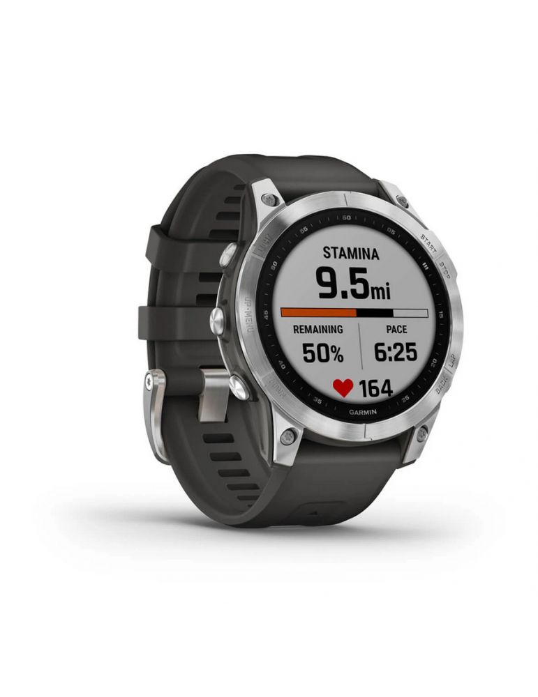 Garmin fenix 7 silver w/graphite band 010-02540-01 (timbru verde 0.18 lei)