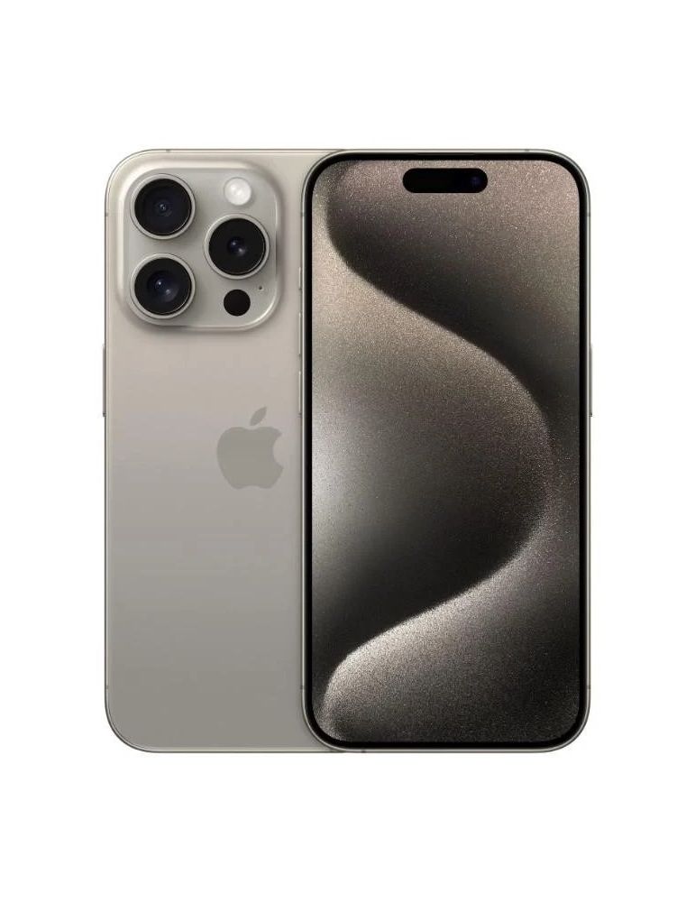 Smartphone iphone 15 pro max 512gb 8gb ram 5g natural titanium mu7e3 (timbru verde 0.55 lei)