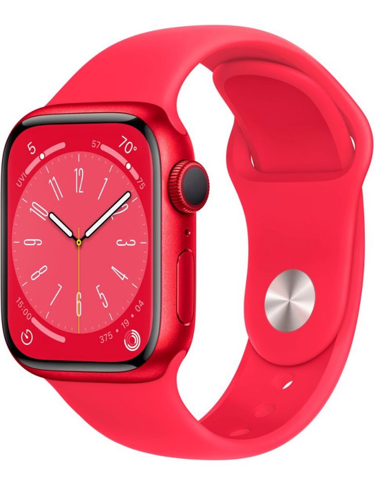 Apple watch s8 gps 41mm (product)red mnug3 (timbru verde 0.18 lei)