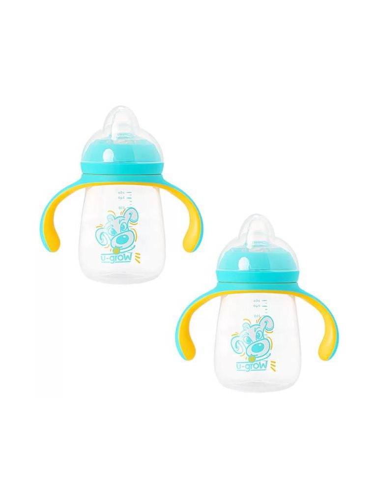 Set 2 cani cu cioc din silicon 260 ml