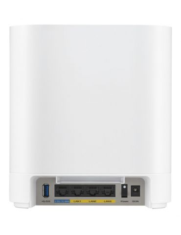 ASUS ExpertWiFi EBM68 Tri-band (2.4 GHz   5 GHz   5 GHz) Wi-Fi 6 (802.11ax) Alb 4 Intern