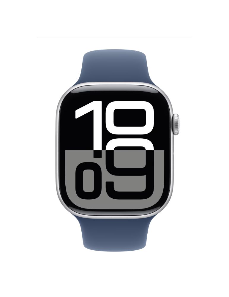 Apple watch series 10 gps 46mm silver aluminium case with