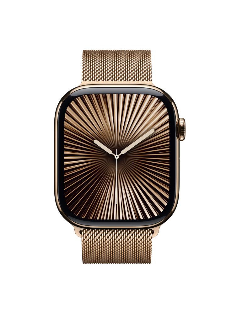 Apple watch s10 cellular 46mm natural titanium case with natural