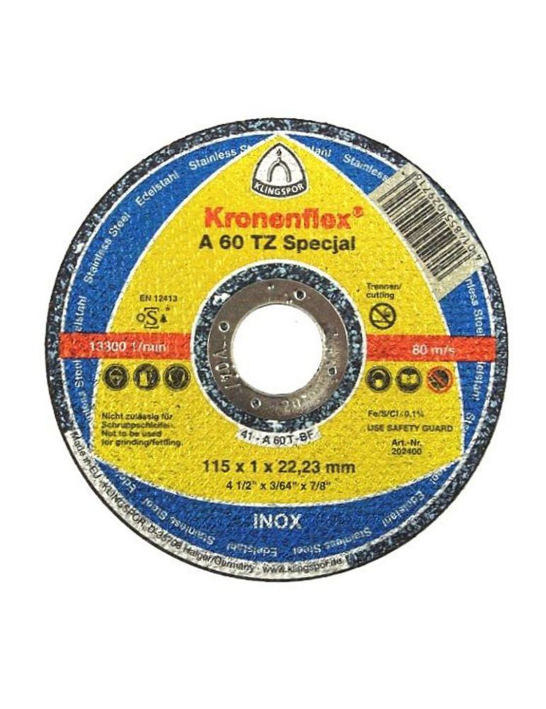 DISC DEBITARE INOX 230X1.9MM / A46TZSPECIAL