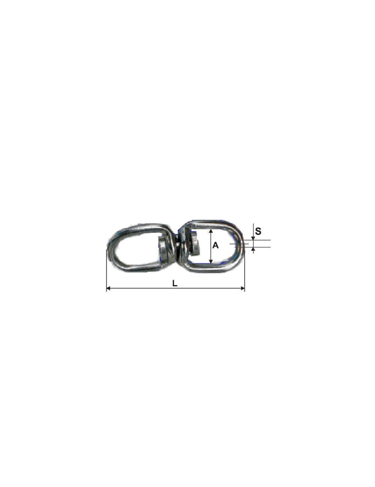 ARTICULATIE INEL - INEL ZINCATA 3.8MM / 14X50MM