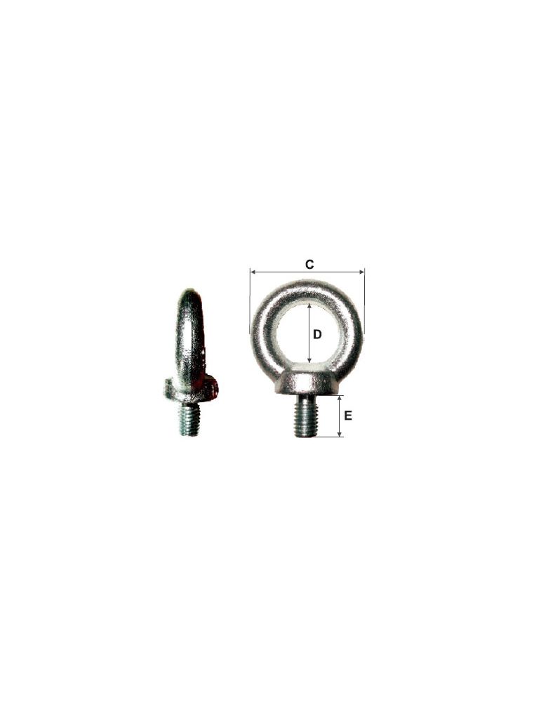 INEL CU SURUB INCORPORAT M24 / 50MM/90MM