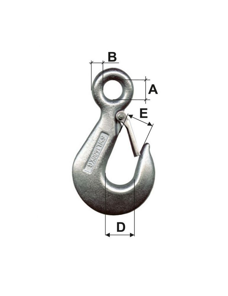 CARLIG ZINCAT SECURIZAT 1000KG / 18MM/33MM