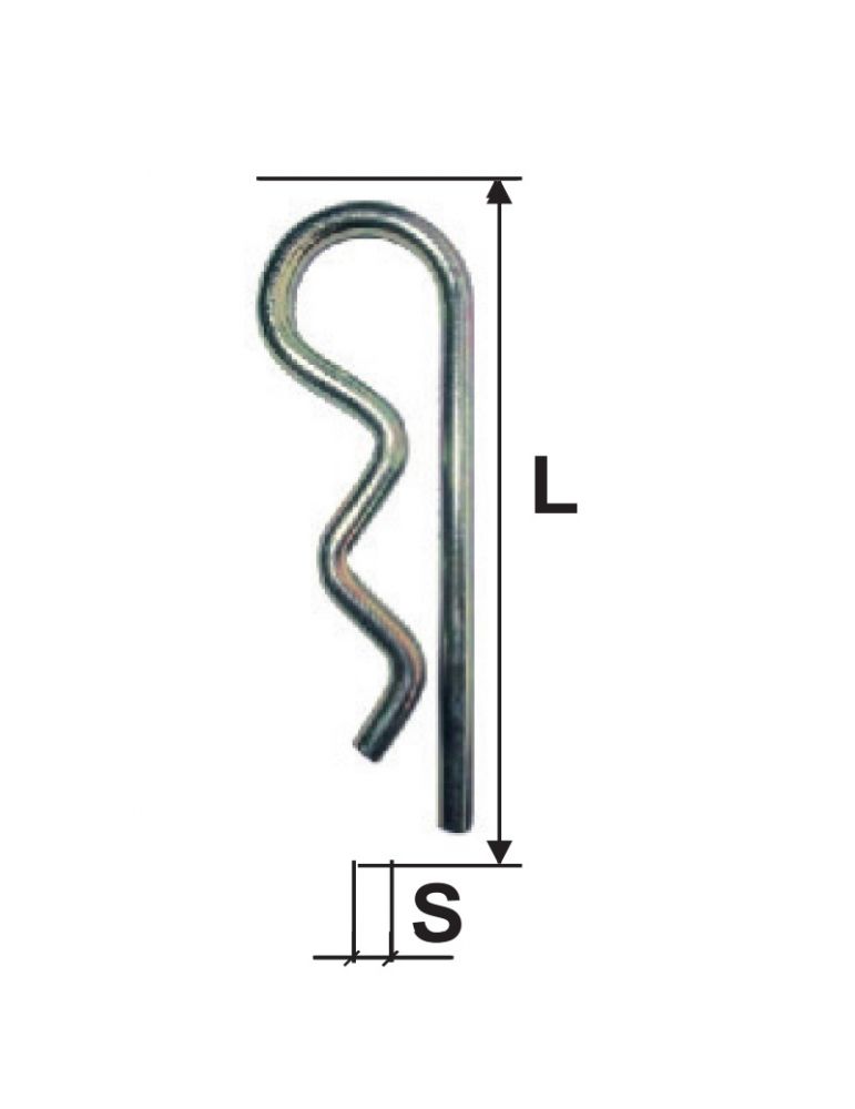 SIGURANTA SPLINT ARCUITA 2.0MM / 50MM