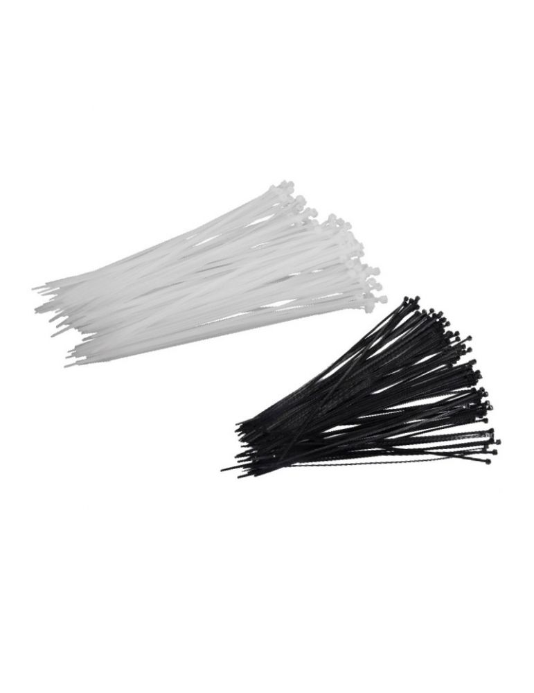 FASETE LEGATURA UV REZISTENTE NEGRE 3.6X300MM, 100/SET