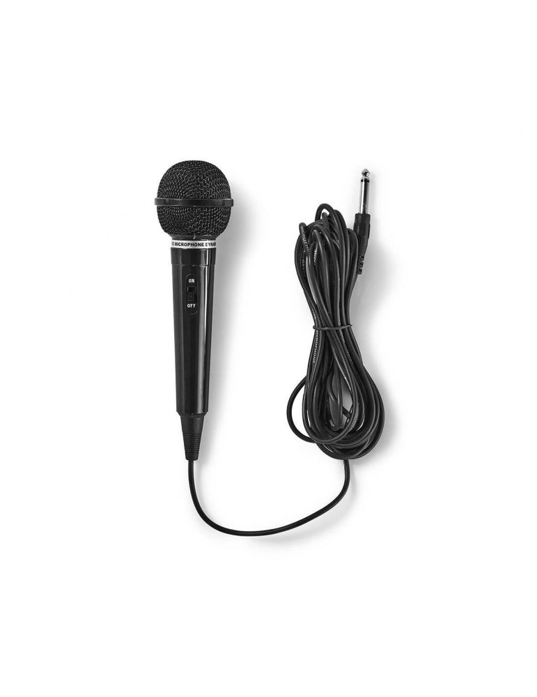 Microfon cu fir 6.35mm -75dB cablu 5m Nedis, resigilat