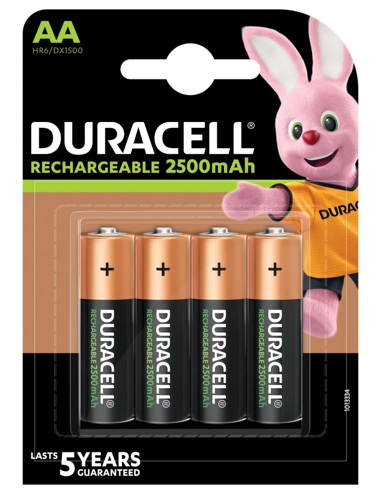 General Purpose Batteries Acumulator NiMH Duracell R6 (AA) 2500mAh 4 buc/blister