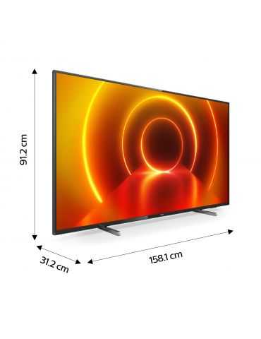 Philips 70PUS7805/12 televizor 177,8 cm (70") 4K Ultra HD Smart TV Wi-Fi Negru Philips - 10