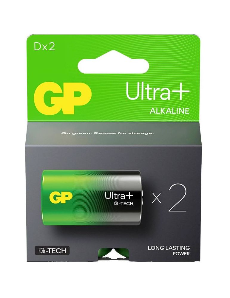 General Purpose Batteries Baterie alcalina UltraPlus GP R20 (D) 2 buc