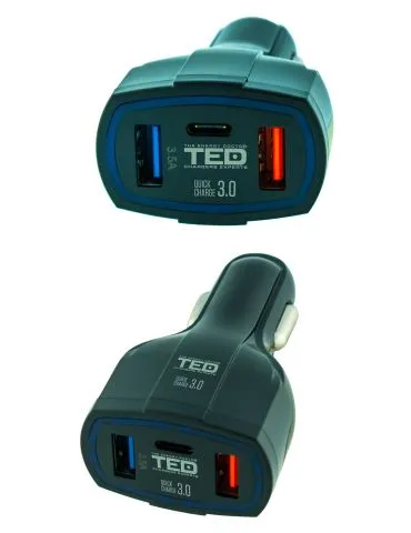 Incarcator Auto cu 3x... - Tik.ro