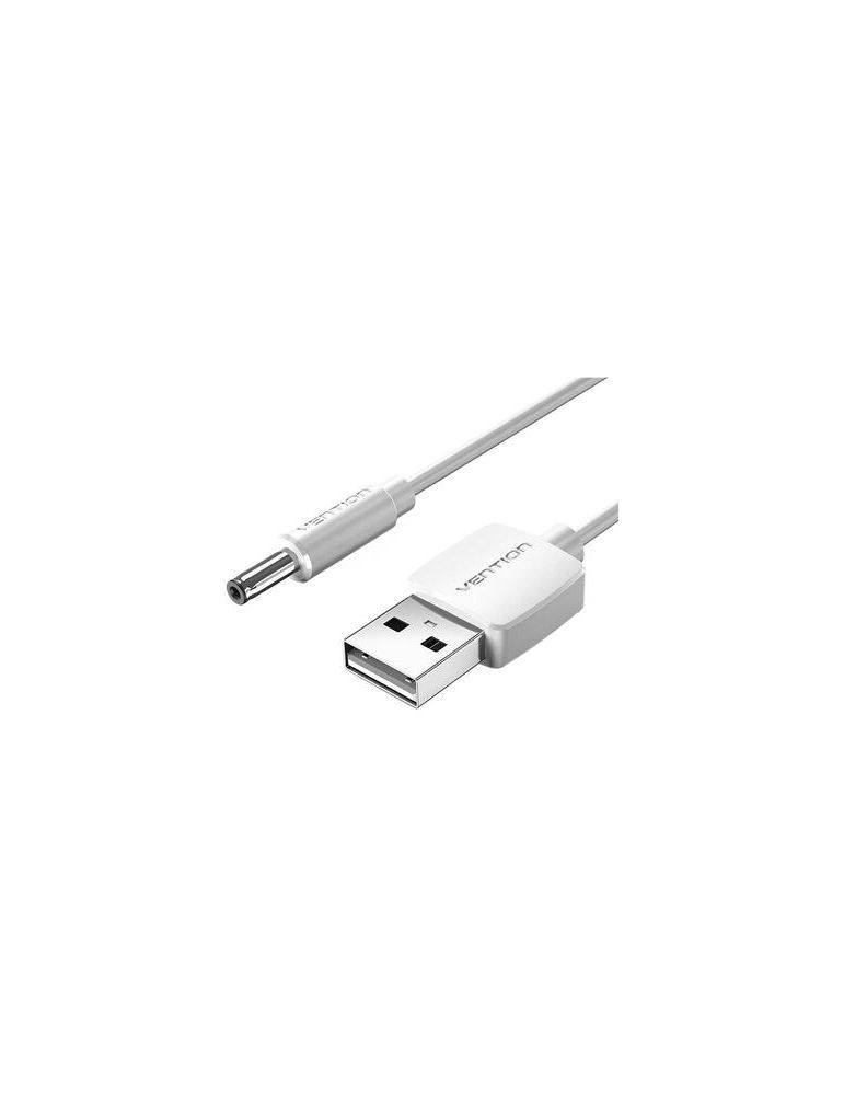 Storage & Data Transfer Cables CABLU alimentare Vention, USB (T) la DC (T) 3.5mm, 0.5m, 5V, 2A, alb, "CEXWD"