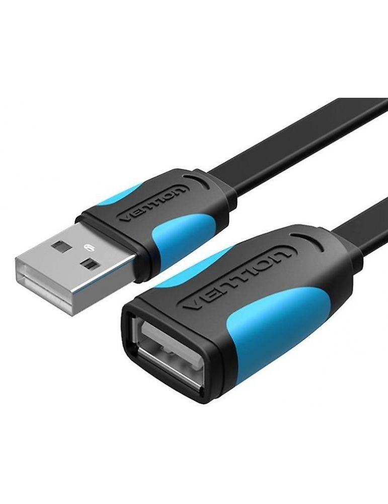 Vention Cablu prelungitor Vention, USB 2.0 (T) la USB 2.0 (M), 2m, 480 Mbps, , PVC, negru, "CBIBH" -6922794748514
